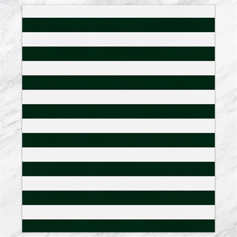 Horizontal Stripes 8.15 x9.66  Canvas - 1