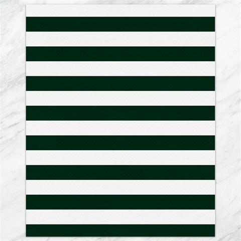 Horizontal Stripes 10.95 x13.48  Canvas - 1