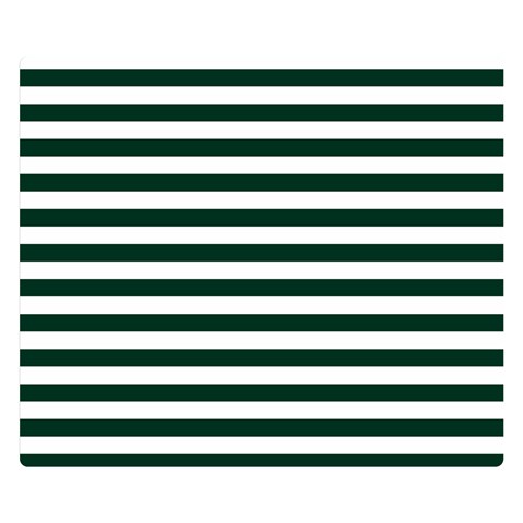 Horizontal Stripes 50 x40  Blanket Front