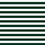 Horizontal Stripes - White and Deep Green ScrapBook Page 8  x 8 