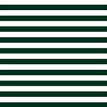 Horizontal Stripes - White and Deep Green ScrapBook Page 12  x 12 