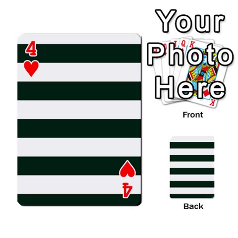 Horizontal Stripes Front - Heart4