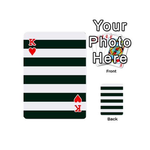 King Horizontal Stripes Front - HeartK