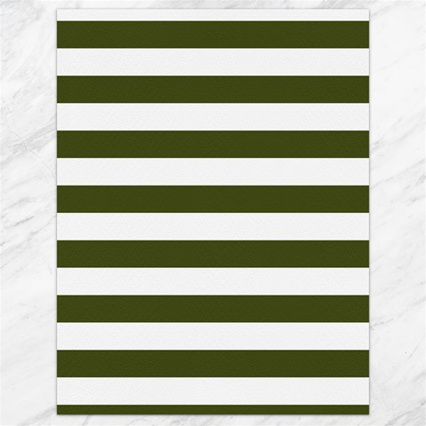 Horizontal Stripes 17.8 x23.08  Canvas - 1
