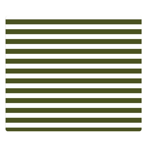 Horizontal Stripes 50 x40  Blanket Back