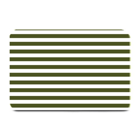 Horizontal Stripes 18 x12  Plate Mat