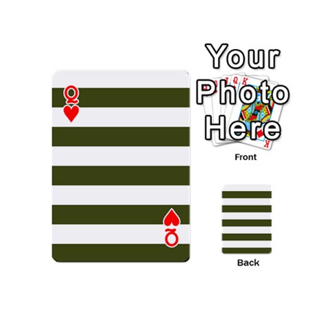Queen Horizontal Stripes Front - HeartQ