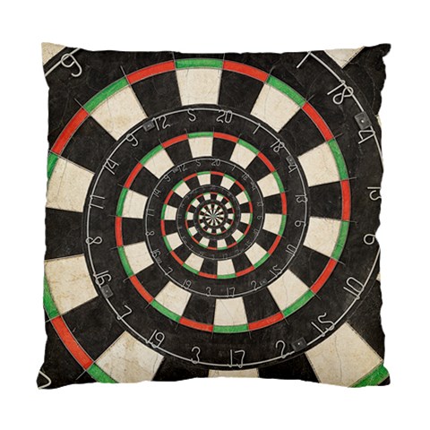 Dartboard Spiral Droste Standard Cushion Case (One Side) from ArtsNow.com Front