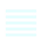 Horizontal Stripes - White and Bubbles Cyan Greeting Card 5  x 7 
