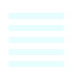 Horizontal Stripes - White and Bubbles Cyan Greeting Card 4.5  x 6 