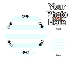 Queen Horizontal Stripes Front - SpadeQ
