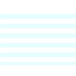 Horizontal Stripes - White and Bubbles Cyan Birthday Cake 3D Greeting Card (7x5)