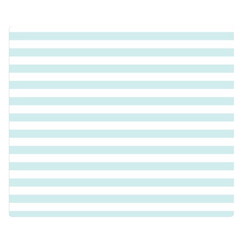 Horizontal Stripes 50 x40  Blanket Front