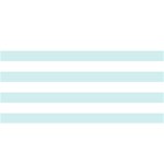 Horizontal Stripes - White and Light Cyan YOU ARE INVITED 3D Greeting Card (8x4)