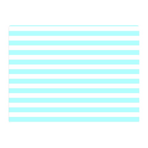 Horizontal Stripes 35 x27  Blanket Back