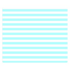Horizontal Stripes 50 x40  Blanket Back