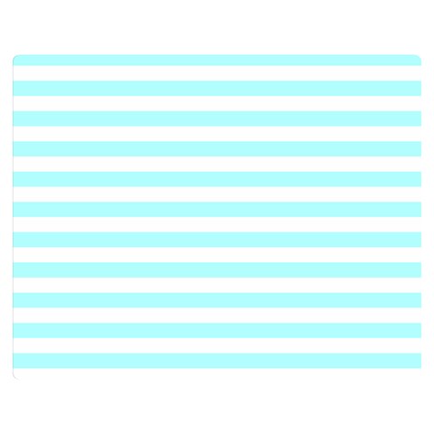 Horizontal Stripes 60 x50  Blanket Front