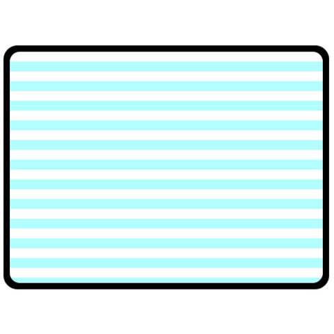 Horizontal Stripes 80 x60  Blanket Front