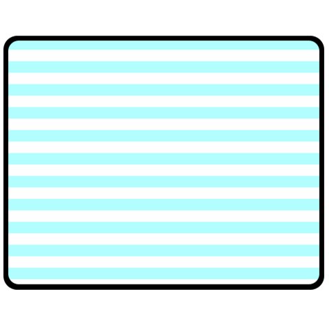 Horizontal Stripes 60 x50  Blanket Front