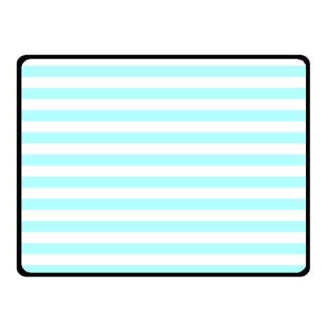 Horizontal Stripes 50 x40  Blanket Front