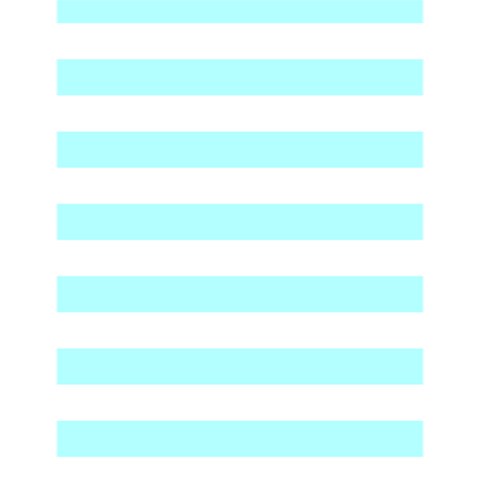 Horizontal Stripes 4.125 x5.5  Memopad