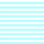 Horizontal Stripes - White and Celeste Cyan ScrapBook Page 12  x 12 