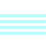 Horizontal Stripes - White and Celeste Cyan YOU ARE INVITED 3D Greeting Card (8x4)