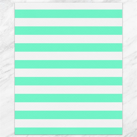 Horizontal Stripes 10.95 x13.48  Canvas - 1