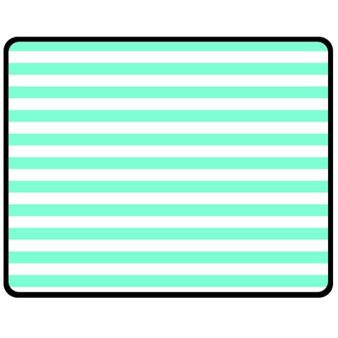 Horizontal Stripes 60 x50  Blanket Front
