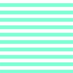 Horizontal Stripes - White and Aquamarine ScrapBook Page 12  x 12 