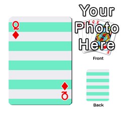 Queen Horizontal Stripes Front - DiamondQ