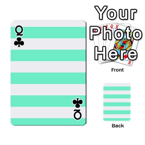 Queen Horizontal Stripes Front - ClubQ