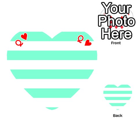 Queen Horizontal Stripes Front - HeartQ
