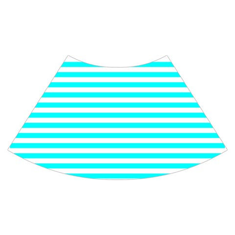 Horizontal Stripes Skirt Back