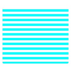 Horizontal Stripes 50 x40  Blanket Front