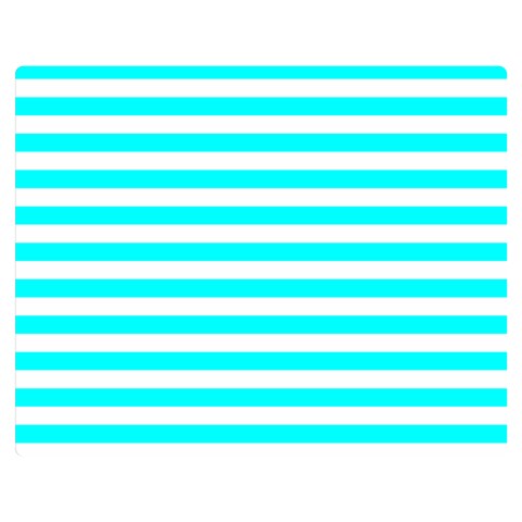 Horizontal Stripes 60 x50  Blanket Front