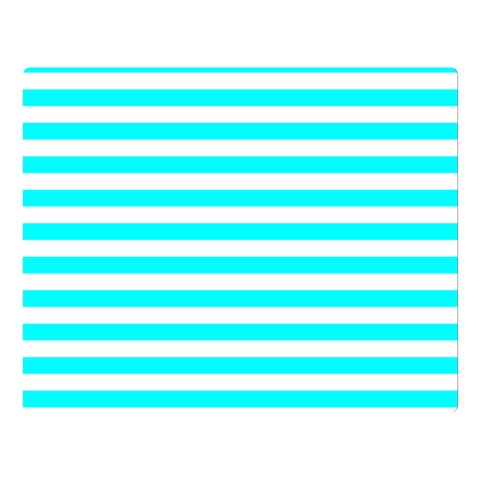 Horizontal Stripes 80 x60  Blanket Front