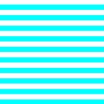 Horizontal Stripes - White and Aqua Cyan ScrapBook Page 12  x 12 