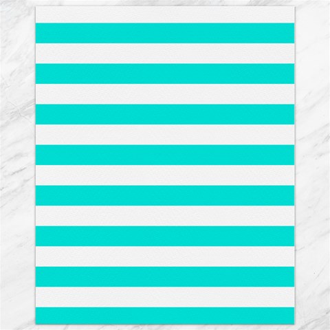 Horizontal Stripes 10.95 x13.48  Canvas - 1