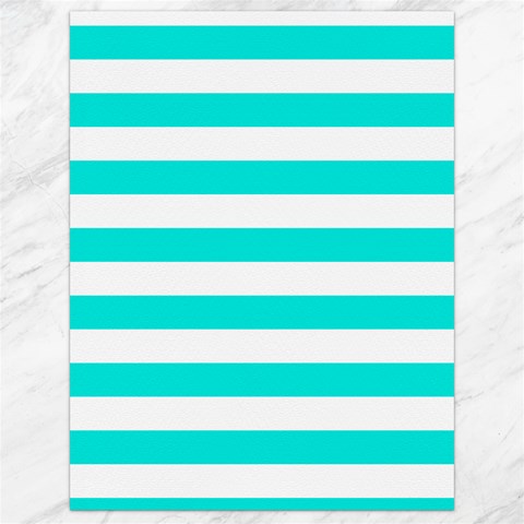 Horizontal Stripes 17.8 x23.08  Canvas - 1