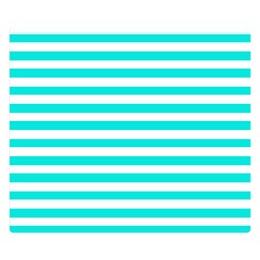 Horizontal Stripes 50 x40  Blanket Back