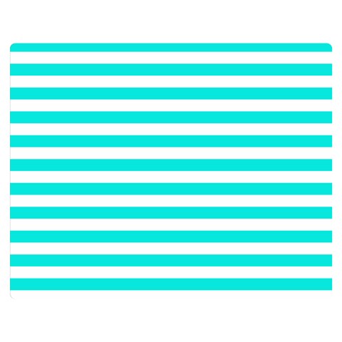 Horizontal Stripes 60 x50  Blanket Front