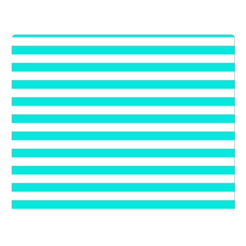 Horizontal Stripes 80 x60  Blanket Front