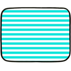 Horizontal Stripes 35 x27  Blanket Back