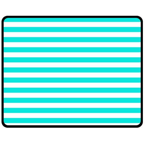 Horizontal Stripes 60 x50  Blanket Front