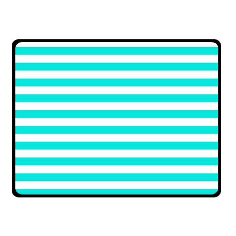 Horizontal Stripes 50 x40  Blanket Front