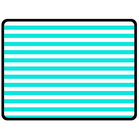 Horizontal Stripes 80 x60  Blanket Front