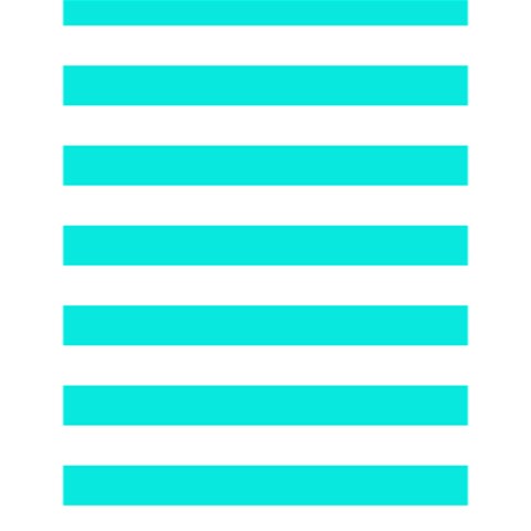 Horizontal Stripes 4.125 x5.5  Memopad