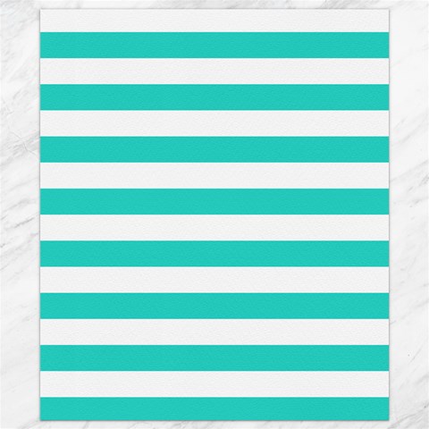 Horizontal Stripes 8.15 x9.66  Canvas - 1