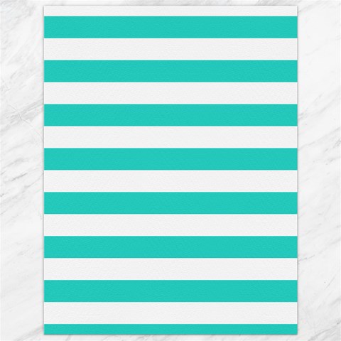 Horizontal Stripes 11.86 x15.41  Canvas - 1